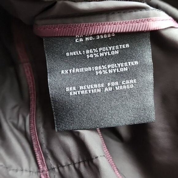 Cole Haan Signature Embellished Hooded Cinched Pocketed Full Zipper Sz M Jacket - Picture 8 of 14